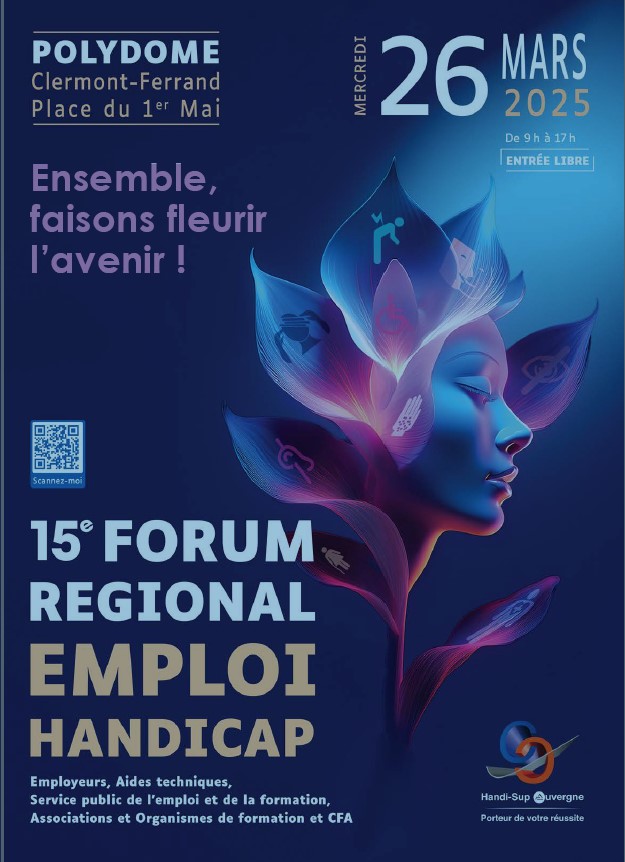 affiche 15éme forum emploi Handicap