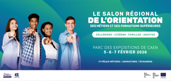 Le Salon régional de l'Orientation et des Métiers 2026 - Caen du 5 au 7 février 2026
