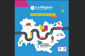 Visuel de la Caravane des métiers 2025