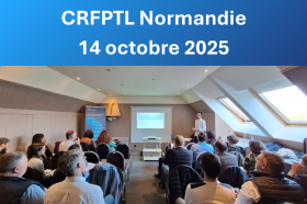 Représentants d'entreprises du Transport et de la Logistique, partenaires institutionnels, Organismes de Formation, et Organisations Professionnelles de la région ont pu dans un premier temps assister à une présentation des actualités de la branche.