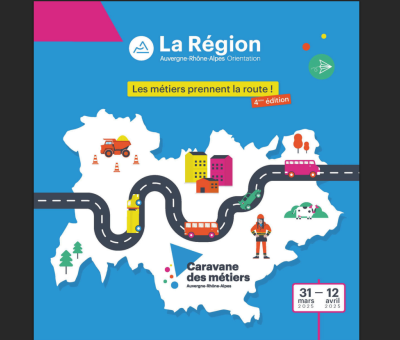 Visuel de la Caravane des métiers 2025