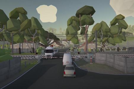 Réalité virtuelle : franchissement des passages à niveau 